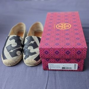 Tory Burch Navy Lonnie Espadrilles